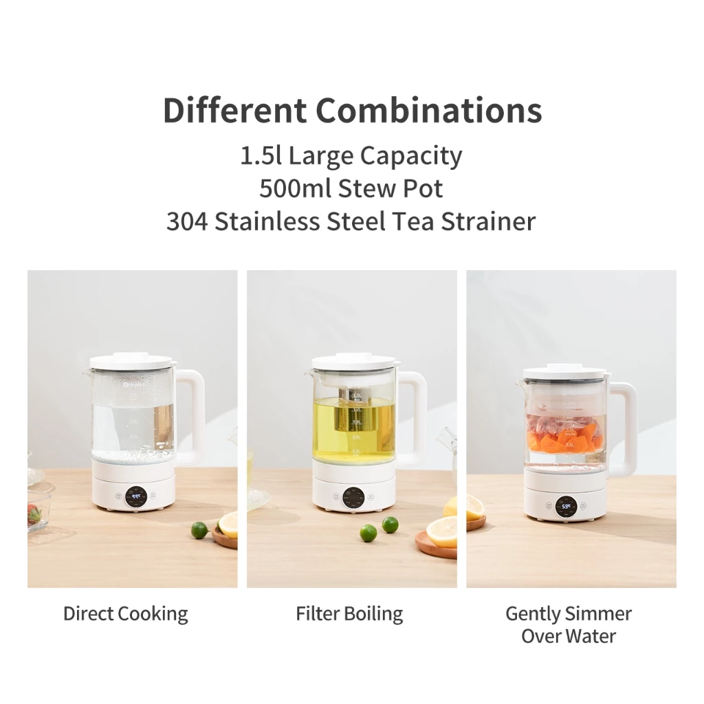 Simplus 1.5L Health Pot 850W Household Multi-Functional Automatic Power Off Electric Hot Water Kettle YSHU001 养生壶 - Image 5