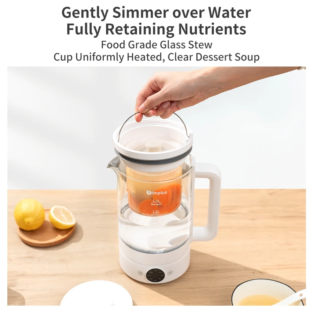 Simplus 1.5L Health Pot 850W Household Multi-Functional Automatic Power Off Electric Hot Water Kettle YSHU001 养生壶 - Image 2