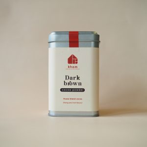 Thai House Blend Cocoa 180g (Khom Chocolatier House) - Dark Brown Cocoa Powder (No preservatives / emulsifiers) - Pre-order Available to Maximise Shelf Life