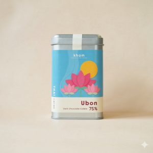 Thai's Crafted Chocolate 180g (Khom Chocolatier House) - Ubon (Callets) (No preservatives / emulsifiers) - Pre-order Available to Maximise Shelf Life